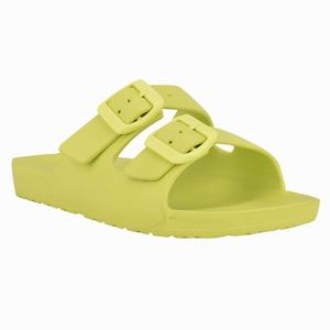 Nine West Splash Flat Slides - Yellow - Ireland (RD5326801)